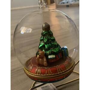 Living Quarters Christmas Ornament Glass Christmas Tree